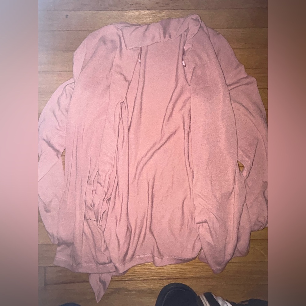 Pink cardigan